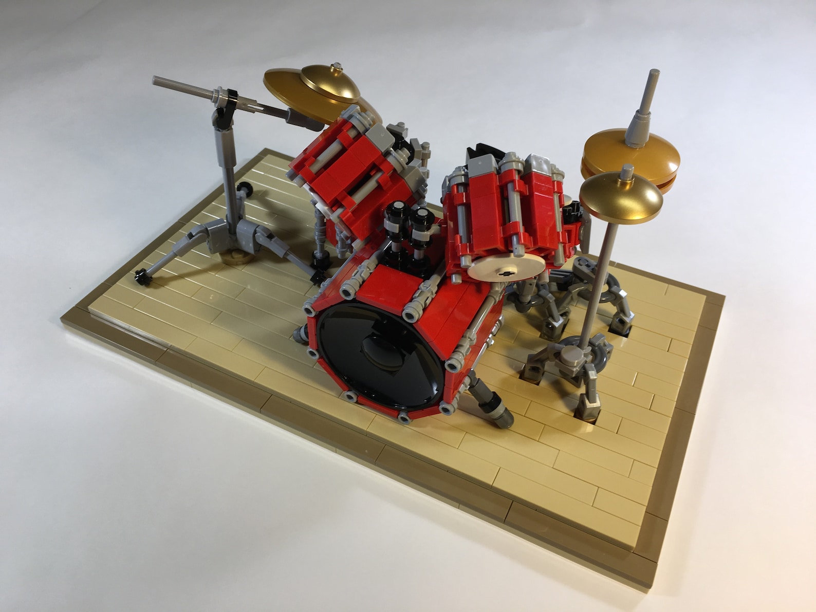 Drumkit Set built From Lego Bricks Etsy