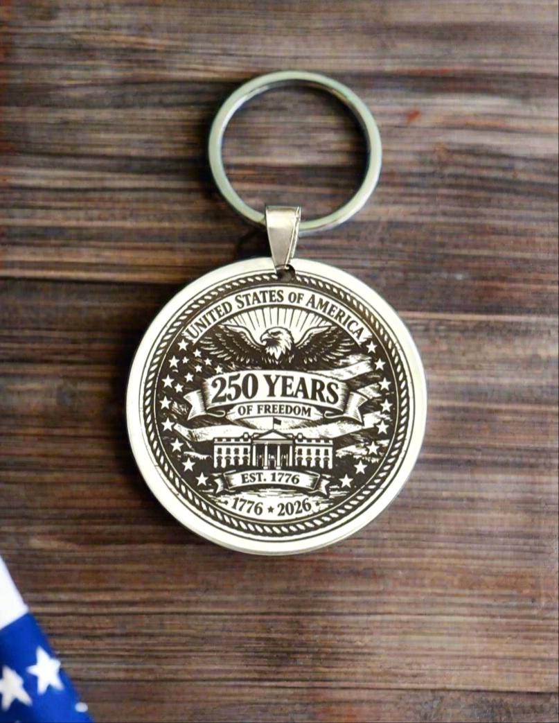 Anniversary Keyring 6 Years - Etsy