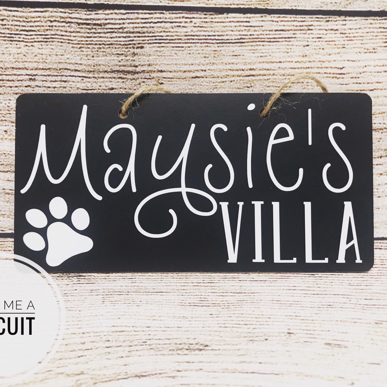 Dog House Name Sign / Kennel Name Plaque / Sign / Approx Etsy