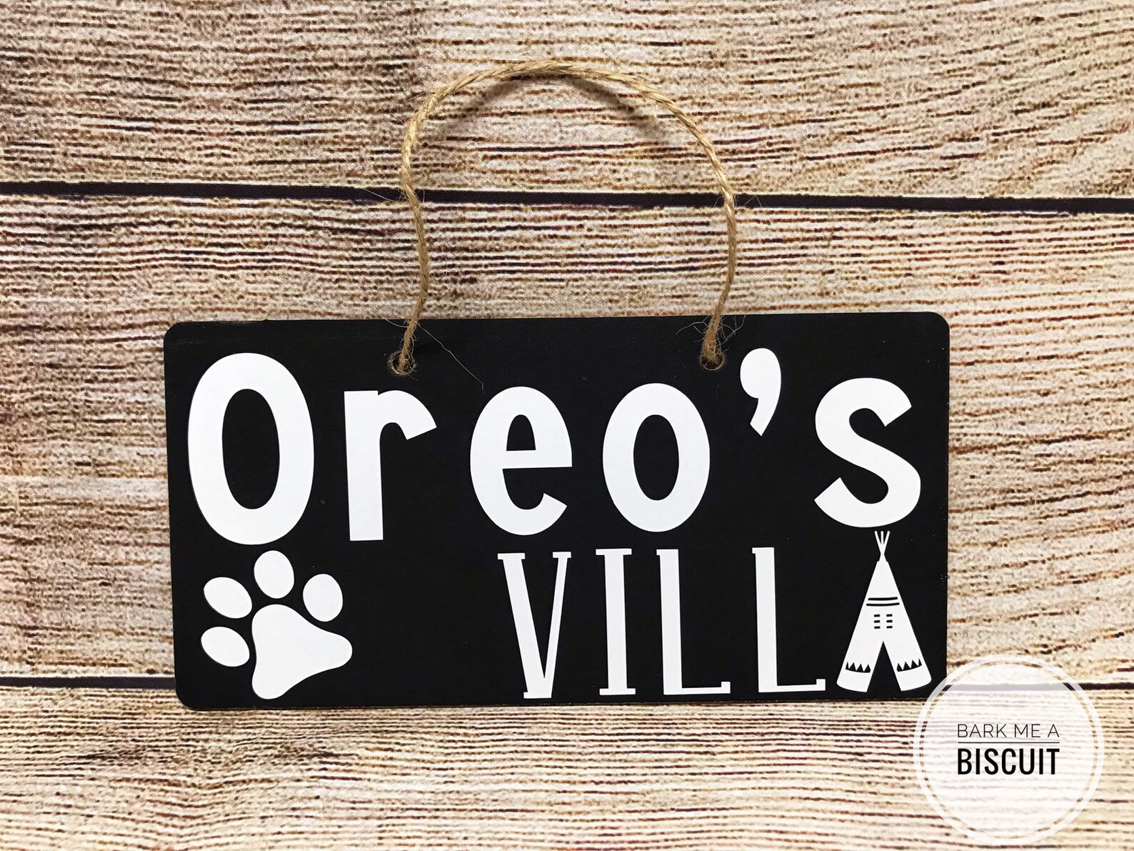 Dog House Name Sign / Kennel Name Plaque / Sign / Approx Etsy