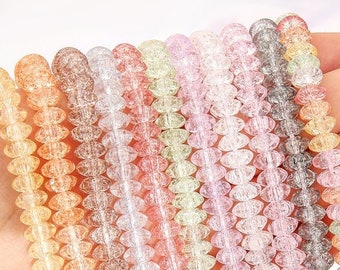 Bala&Fillic Perline In Vetro Bicone 6mm Sfaccettate - 1200 Pezzi In 24 Colori, Per Creare Bracciali E Bigiotteria Fai Da Te