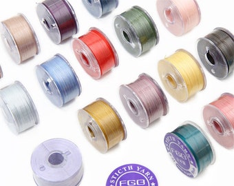 50 Yards of 0.25mm Japanese Waxed Nylon Thread in 23 Colors - Japan Colorful Thread Cord - Rainbow Non Elastic Thread - 50 Yards / 45 Meters