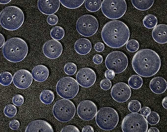 10 x clear backing buttons 11mm 15mm /& 20mm 2 holes
