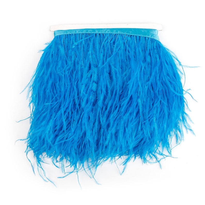 12 Colors Ostrich Feather Fringe Trim 10-15cm 1 Meter | Etsy