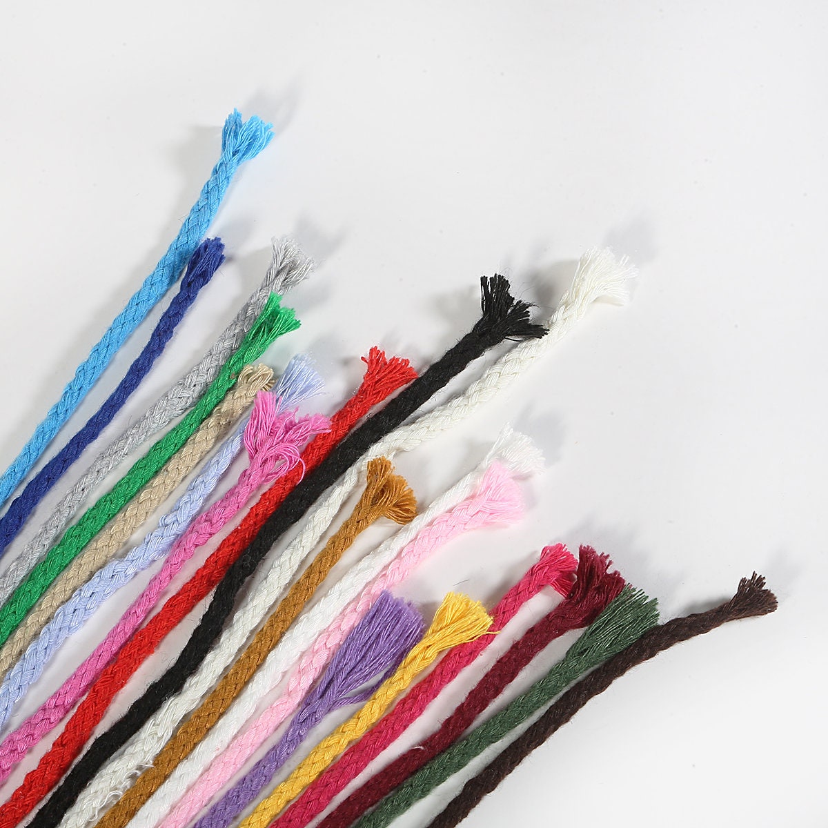 19 COLORS 6.0MM Pure Polyester ROPE 5 Yards a Roll Super - Etsy