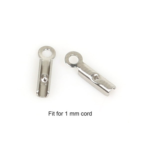 Hooks Cord End Cap Metal Spring Column Terminators Coil End Tips Crimp  Fastener Caps Findings With Loop For DIY Leather Jewelry Making Vario From  Jiehan_jewelry, $27.84
