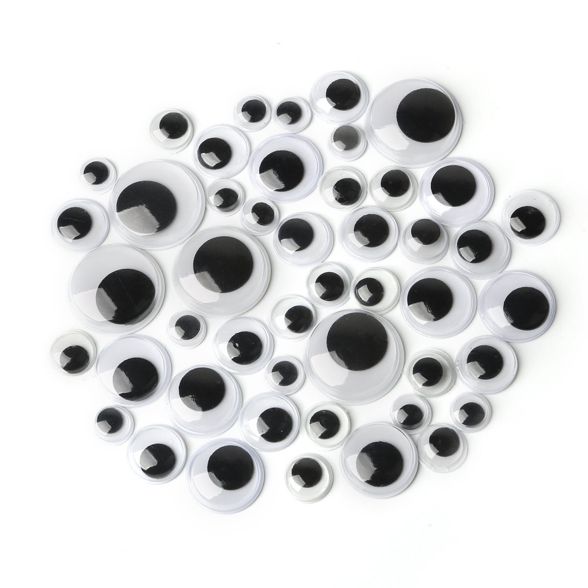Hygloss Products Plastic Eyeball Googly Eyes For Arts & Crafts-Non