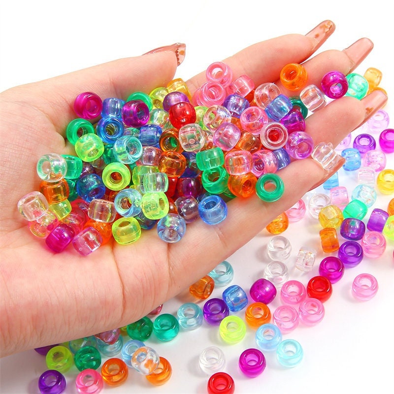 6/0 Seed Beads / 4mm Glass Beads (Mixed Color / 30gram / 450pcs) Small  Loose Bead Mini Little Colorful Beads Bracelet Necklace Supplies F278