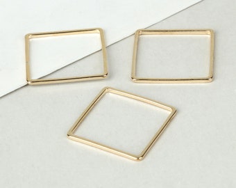 20pcs Gold Triangle Earring Charms - Gold Triangle - Gold Earrings - Triangle Charms - 20mm