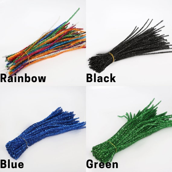Rainbow Fuzzy Sticks Value Pack Of 100 Pipe Cleaners In Every Color