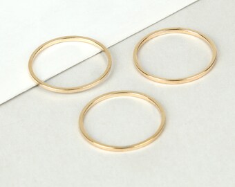 2/20 Pcs Gold Hoop Charms - Gold Circle Pendant - Circle Charm - Hoop Pendant