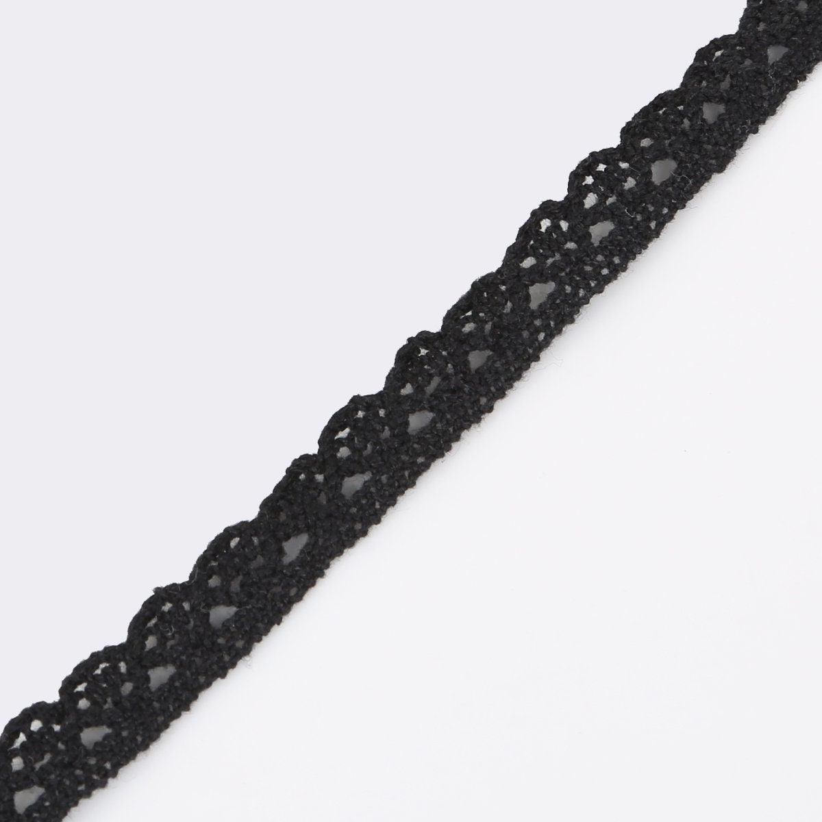 4 PATTERNS Black Lace Ribbon Roll 5 Yards Ornamental Lace Roll