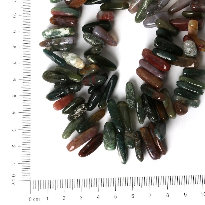 Natural Indian Agate Chip Beads 10-30mm 15 Strand 50 pcs