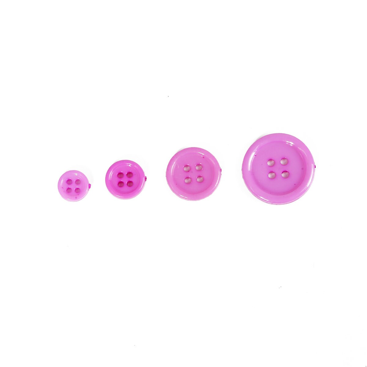 Size Buttons Four Holes Plastic Buttons Assorted Crafts - Temu