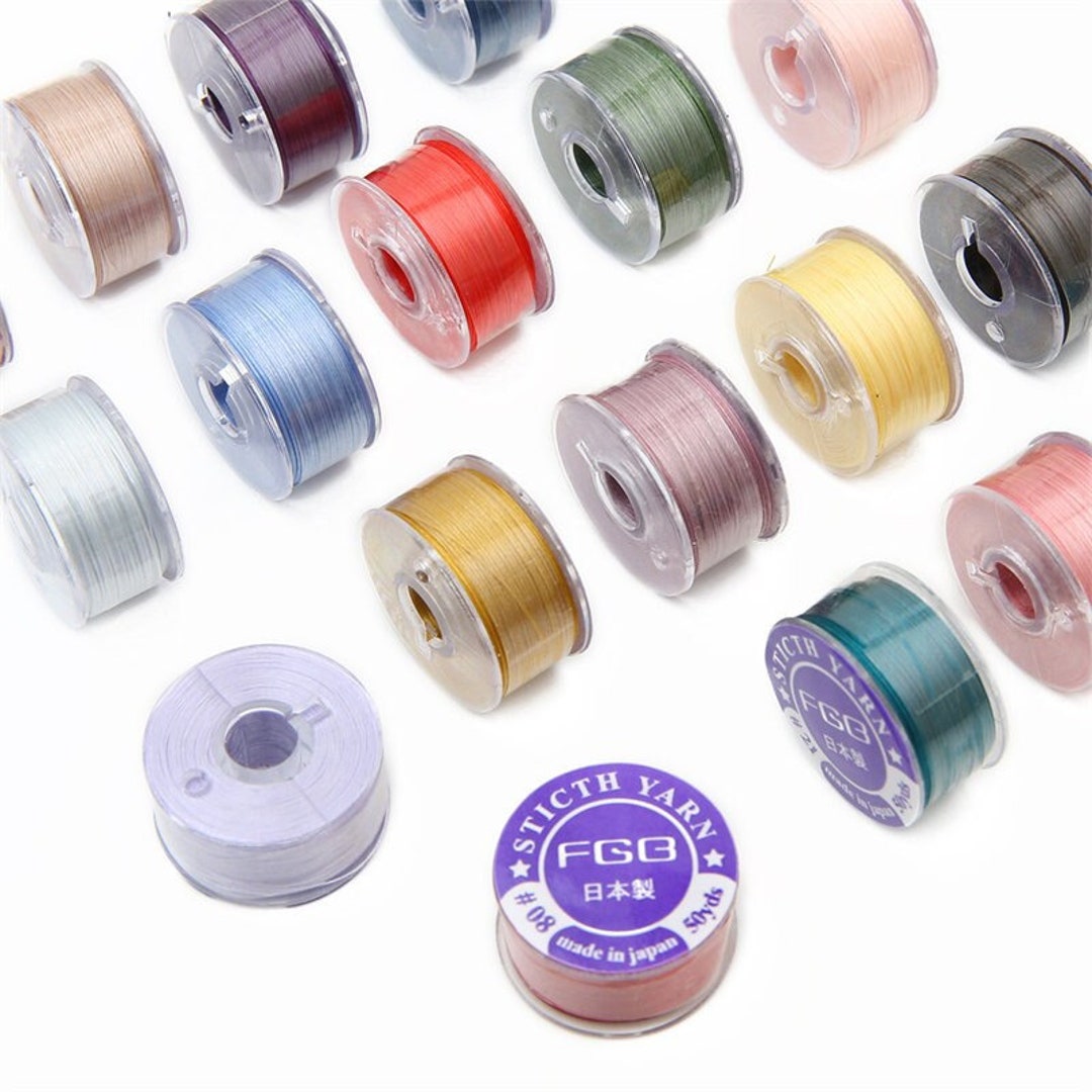 50 Yards of 0.25mm Japanese Waxed Nylon Thread in 23 Colors Japan Colorful  Thread Cord Rainbow Non Elastic Thread 50 Yards / 45 Meters 