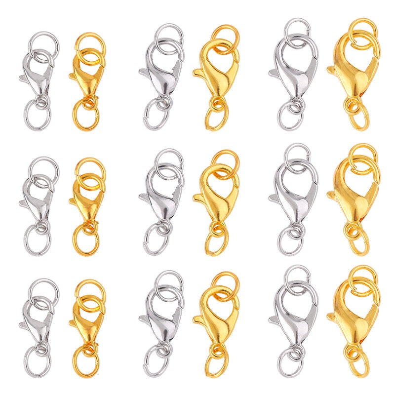 KEMTAT 50 Pz 16mm 14mm 12mm 10mm Bronzo Argento Colore KC Color Oro - Foto 8