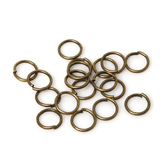 1500 Pezzi Anelli Aperti Placcati In Argento - Da 3 Mm A 8 Mm - Scatola Assortita - Italia - Foto 5