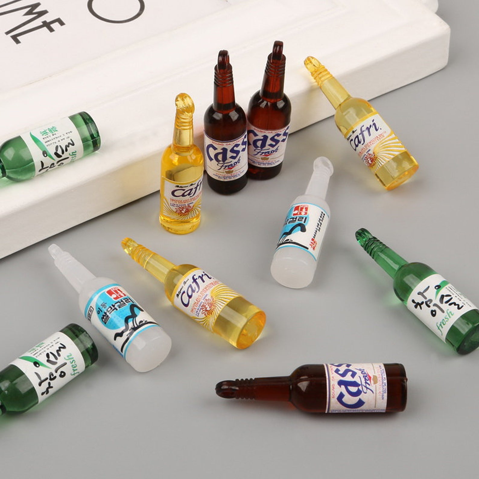 4 Pcs Spirits Bottle Charm Soju Bottle Charm Beer Bottle Etsy