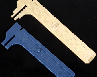 Sliding Gauge - Brass Calipers - Plastic Calipers - Calipers for Beads Size 80mm/150mm capacity - Sizing Gauge - Slide Gauge