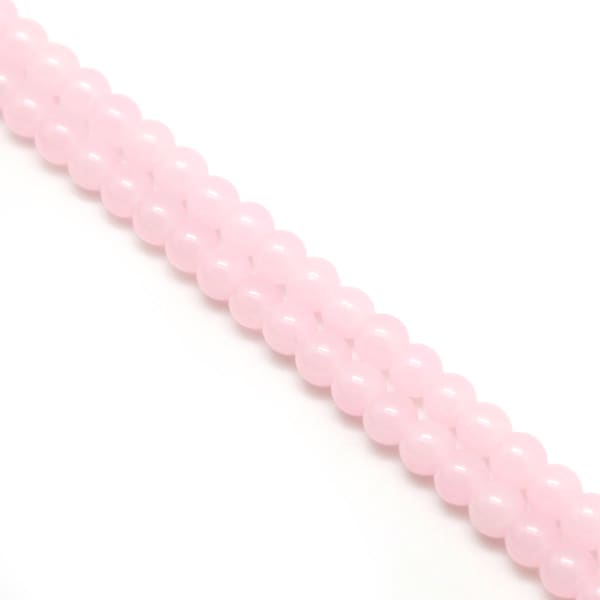 Pink Glass Beads Etsy