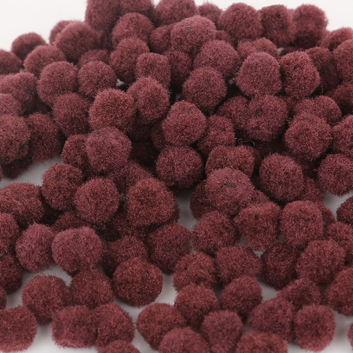 300pcs 10mm Brown Fluffy Soft Pom Pom Yarn Pom Pom Balls Etsy UK