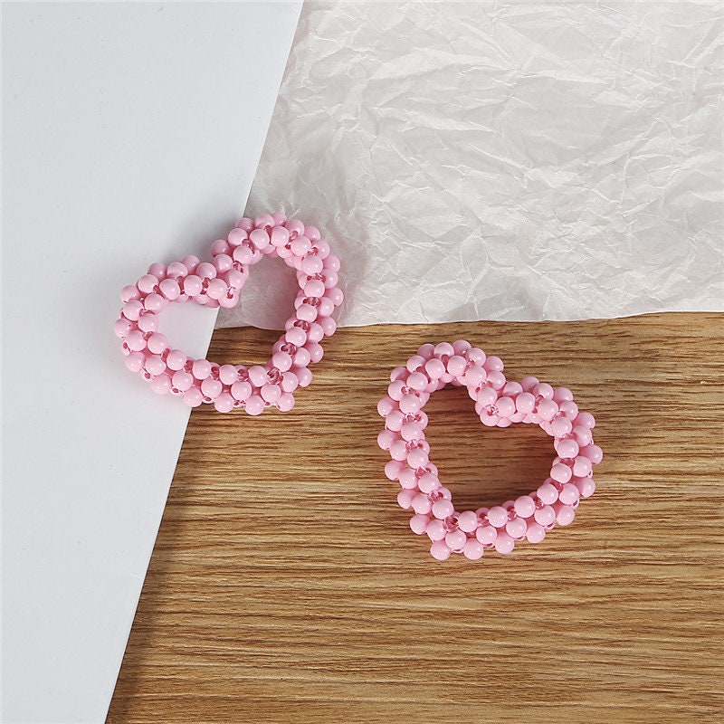 Heart Charms, Heart Shape Beads for Jewelry Making, Small Heart Slide –  UniqueBeadsNY