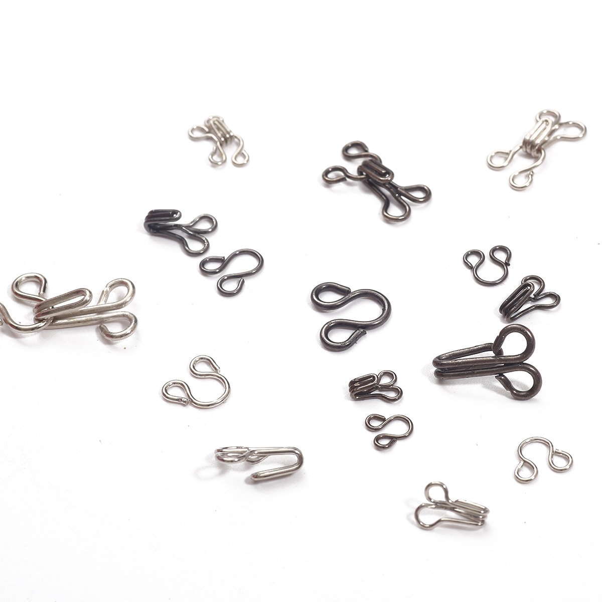 24 Pairs of Hook and Eye Clasps for Dresses Shirts and Bras. Etsy