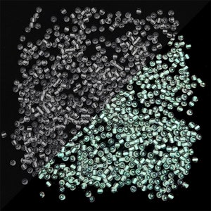 White Luminous Color Changing Seed Beads 2mm 3mm 4mm - Glow in the Dark Beads - 12/0 8/0 6/0 Seed Beads - Luminous Jewelry