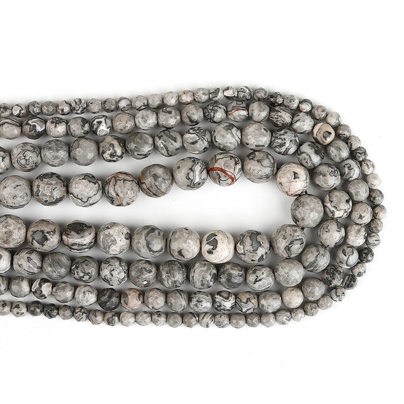 Pelle Di Leopardo - Filo Di Sfere Lisce Da 8mm - Fili Di Pietre E - Foto 3