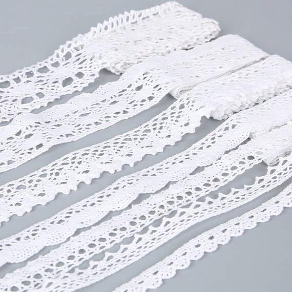 White lace ribbon roll deals