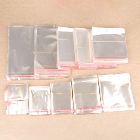 Small Plastic Bags, 12 Count, Transparent & Durable Sassy Plastic