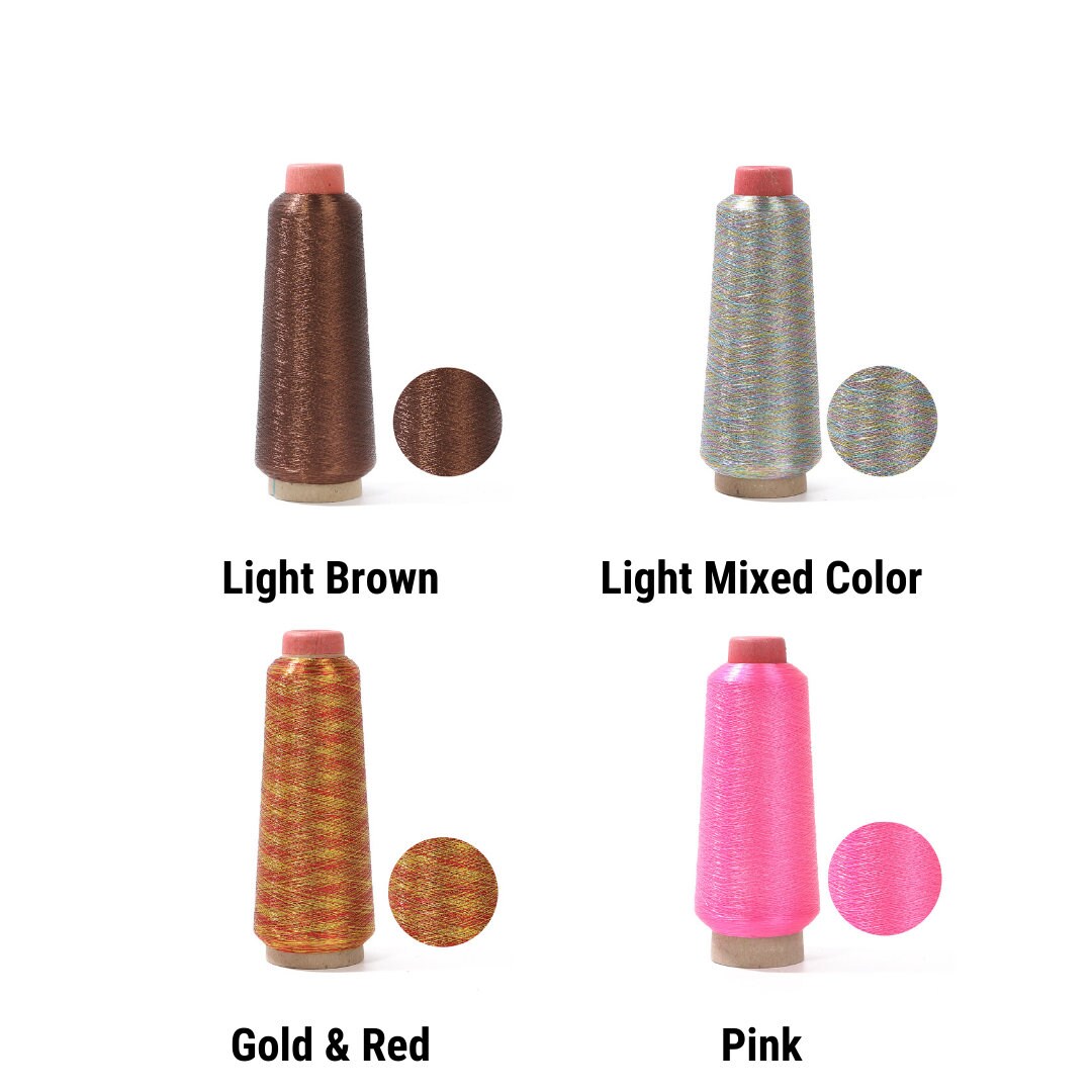 Thread Embroidery Line 3500 Yards Metallic Embroidery Threads - Sewing Thread - Silk Thread ...