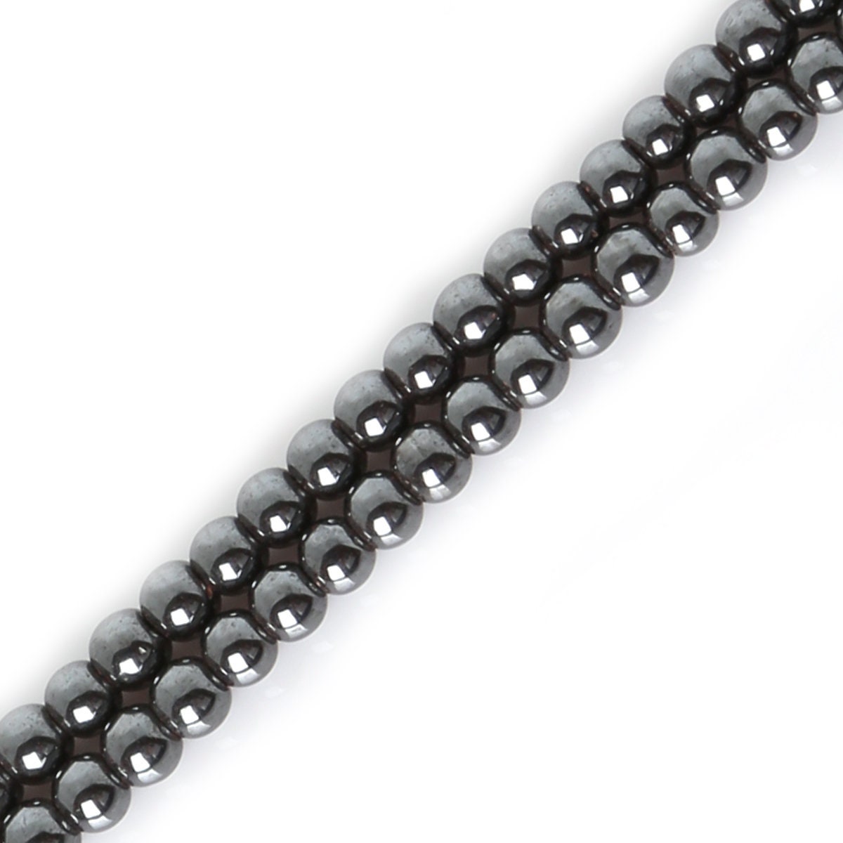 Noir Black Hematite Gemstone Beads. Round Smooth 4mm,6mm,8mm,10mm,12mm,14mm,16mm,18mm, Loose Beads. 15.5 Inch Full Strand