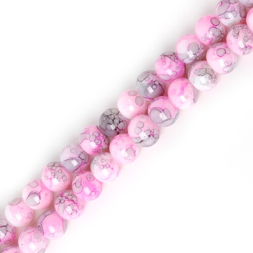 8mm Pnk Jade Round Beads ,bulk Gemstone Beads - Etsy