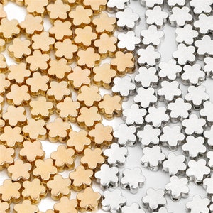 2pcs/4pcs/10pcs 5x12mm 18k Gold Plated Brass Zircon Clover