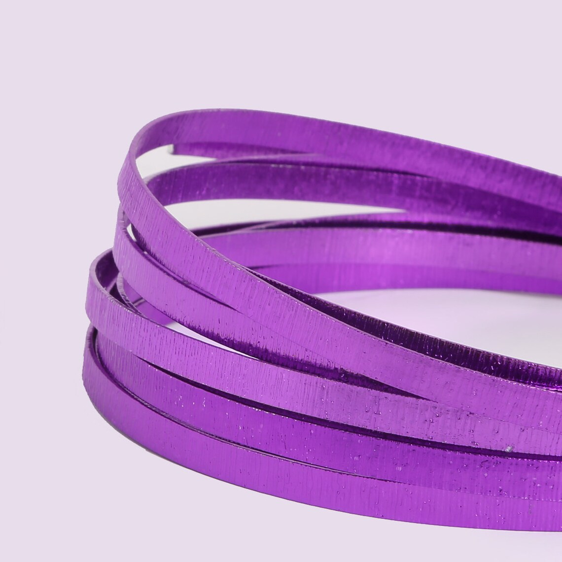10 Feet Purple Embossed Flat Smooth Aluminum Wire 5x1mm - Flat Wire ...