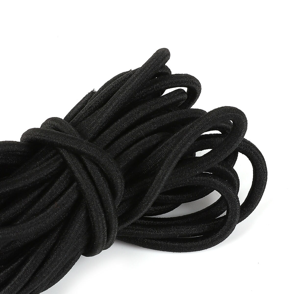 1/1.5/2/2.5/3/4/5mm Black Elastic Cord Thick Elastic Rope Etsy