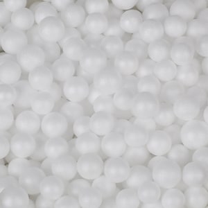White Foam Beads For Slime, White Slime Supply, Slime Supplies, Micro Foam Accessories, Craft, Miniature, Fake Food, 2-4mm 5-10mm