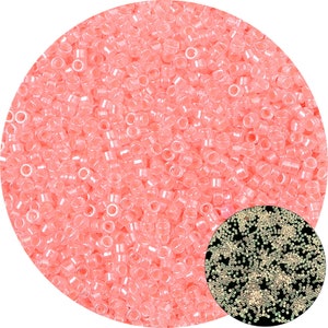 2,5 mm rosso bagliore nel buio perline di vetro - alta qualità - perline rosse luminose che cambiano colore - dimensione del foro di 1 mm - 700 pezzi