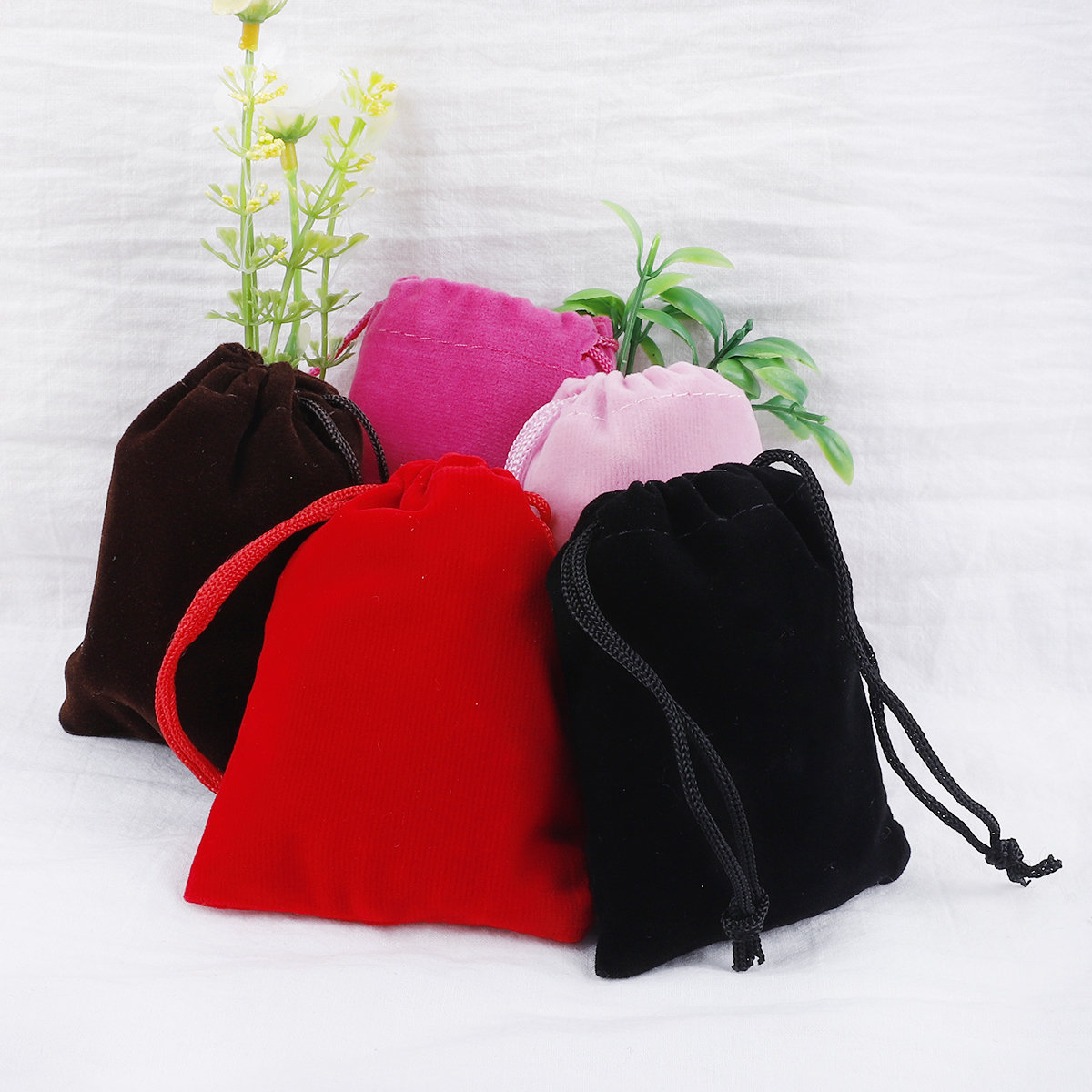 10pcs Smooth Velvet Bags 4 SIZES Velvet Drawstring Bag Etsy