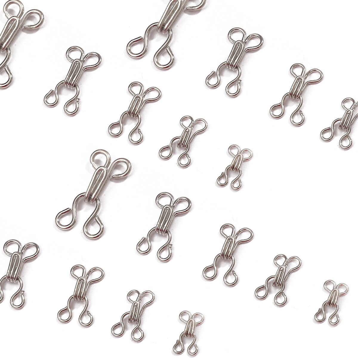 24 Pairs of Hook and Eye Clasps for Dresses Shirts and Bras. Etsy