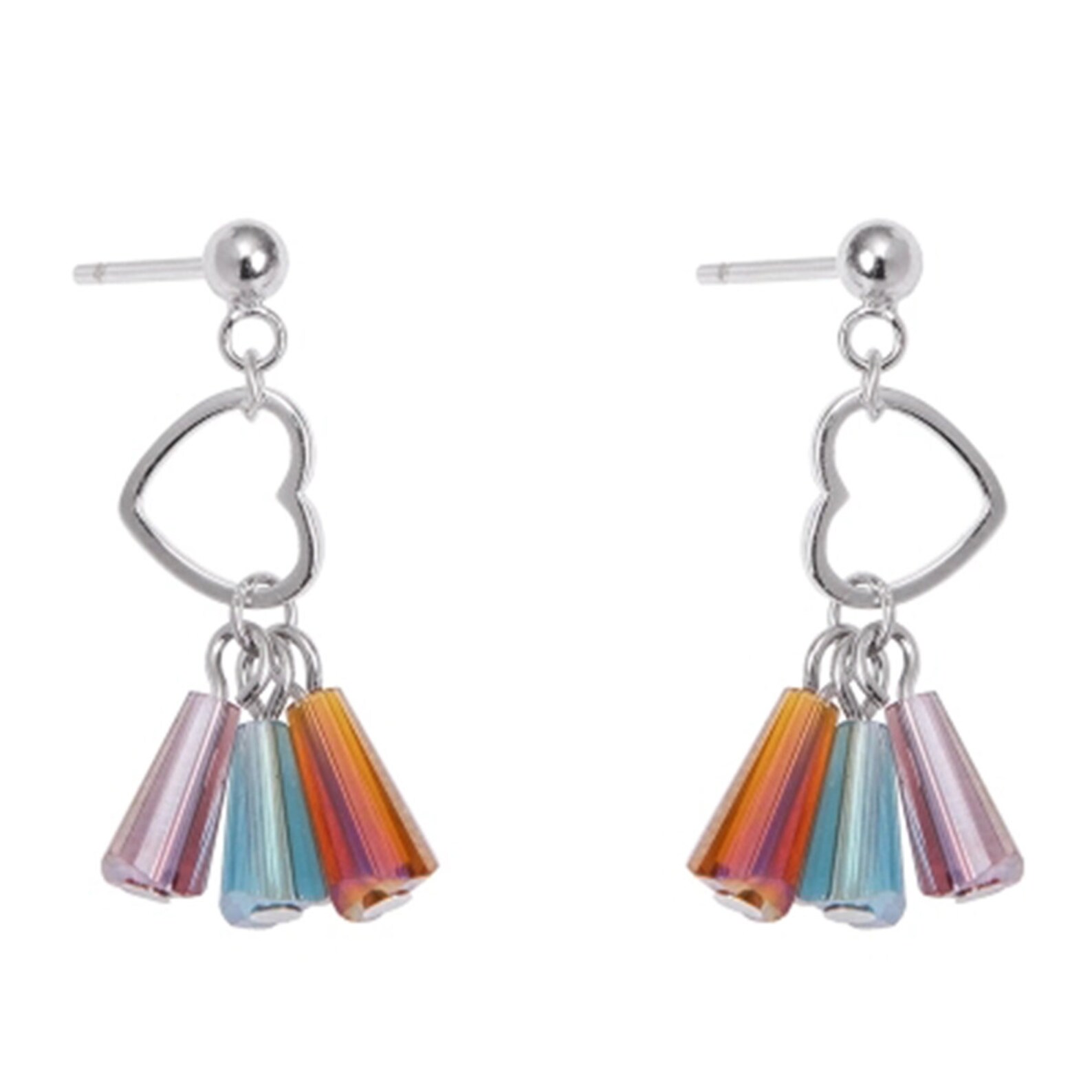 50 pcs Ball Earring Post Studs with Loop Choose from 3 Colors Etsy