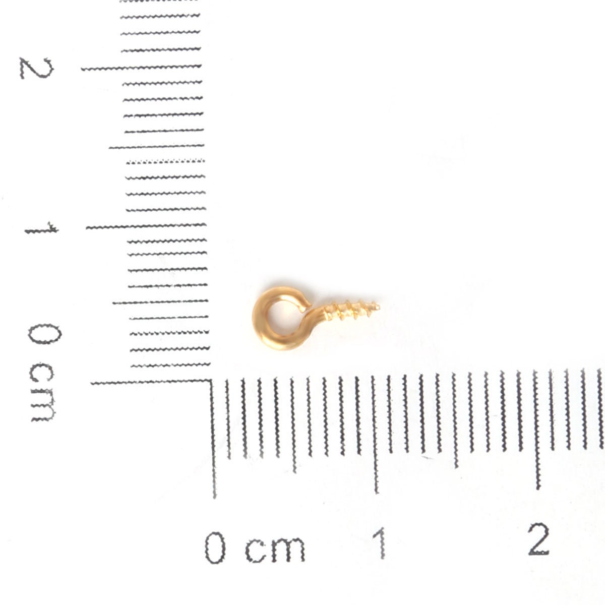 200 Pieces Gold Tiny Eye Screws for Pendants Screw Eye Bails Etsy