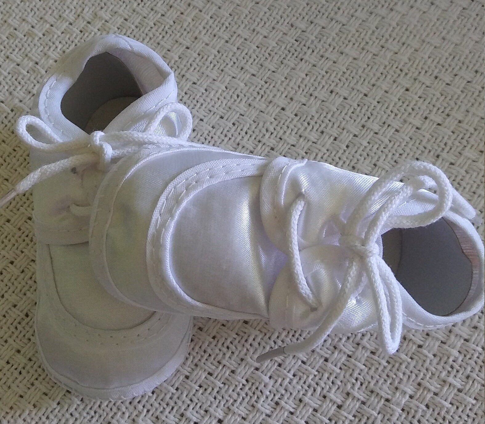 Baptism/christening/wedding Gift Baby Boy White Shoes Size 1 Etsy