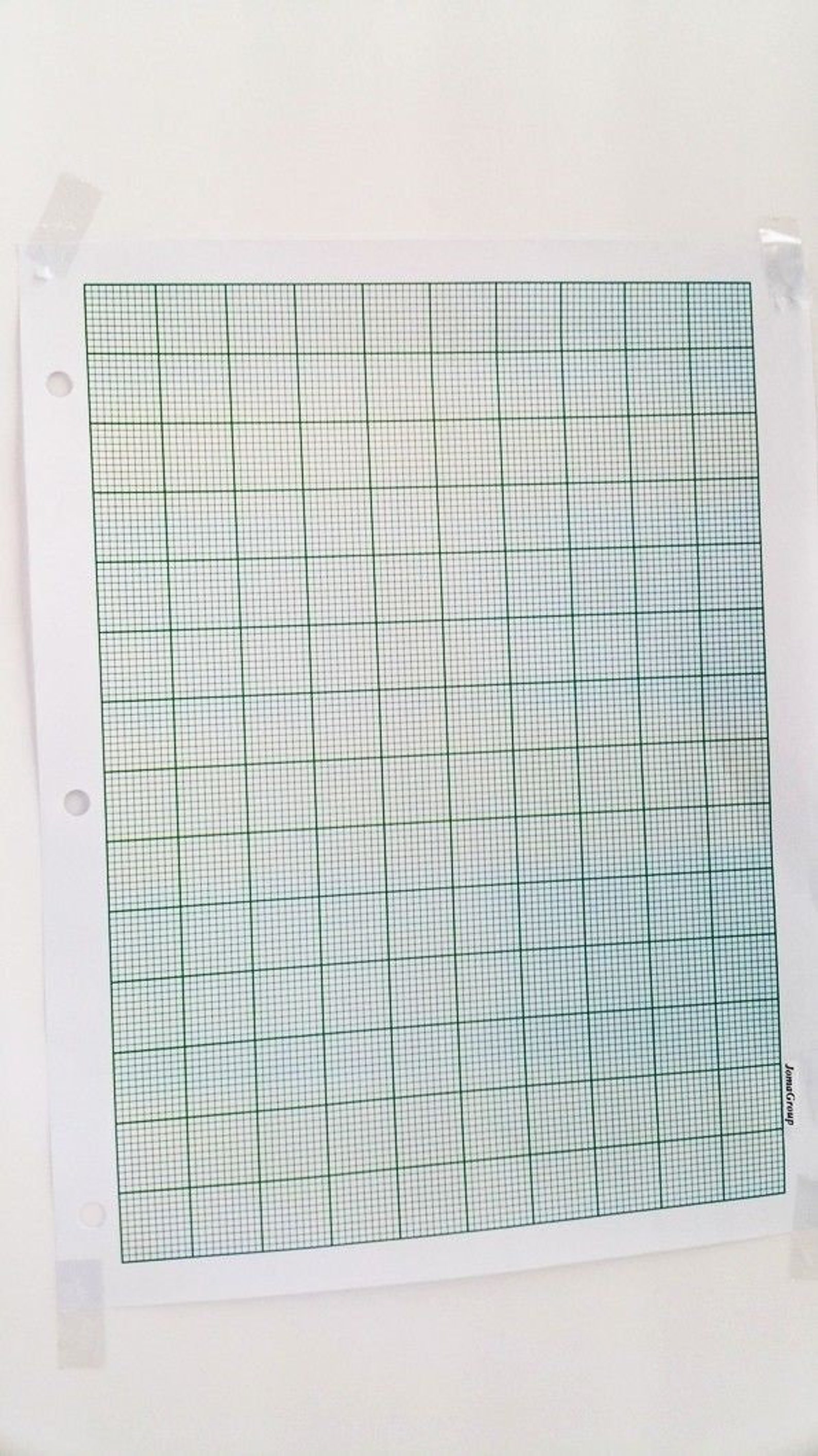 Papier millimétré JOMA 2mm grille feuilles A4 1 pt lignes 5 Etsy France