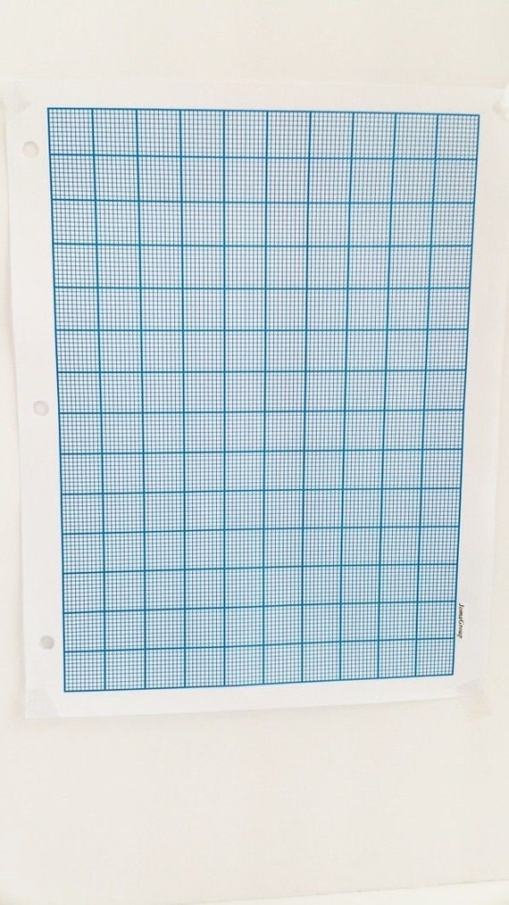 joma graph paper 2 mm grid sheets 50 pages a4 8 5 x11 cyan etsy