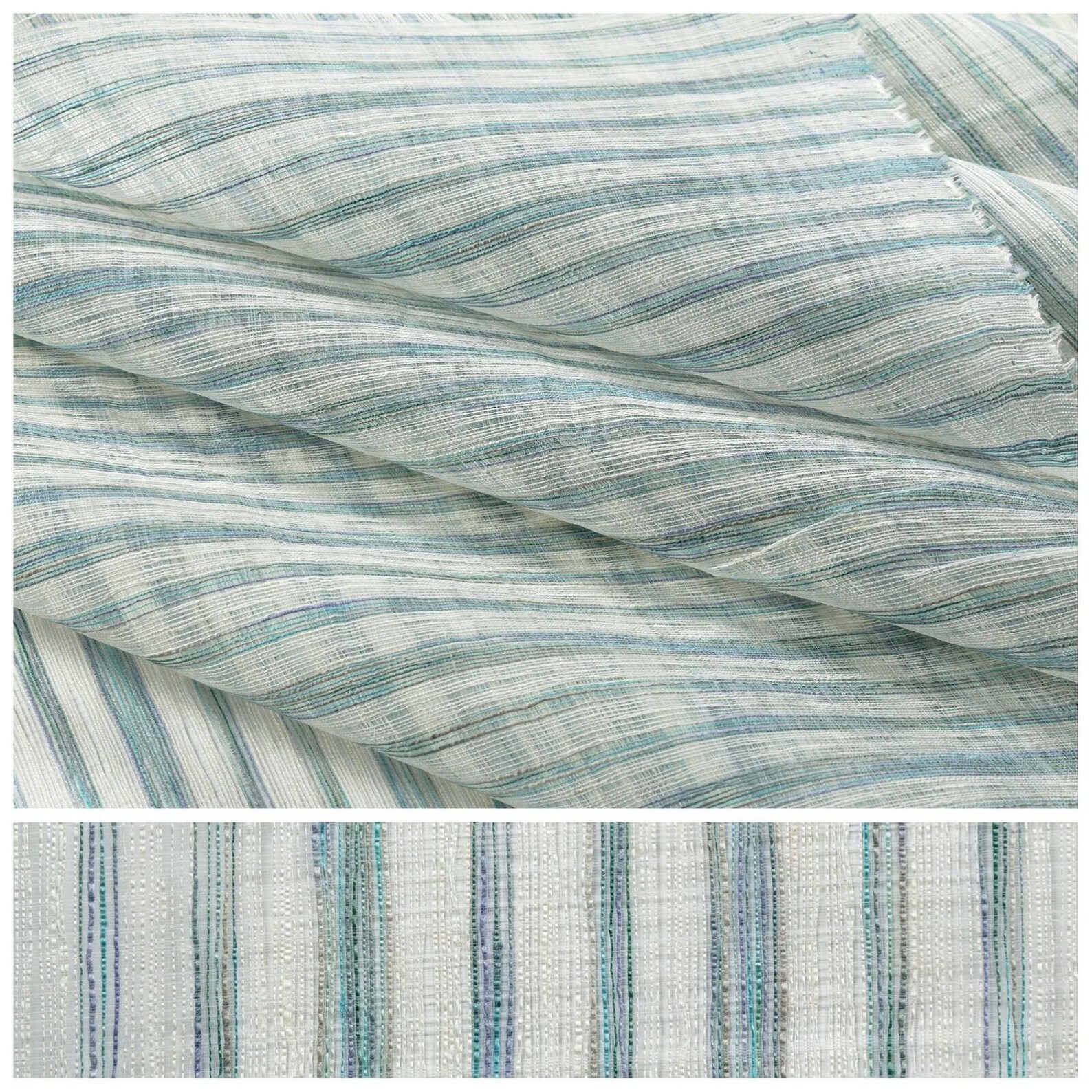 Sheer Linen Fabric Transparent Loose Weave Lightweight | Etsy