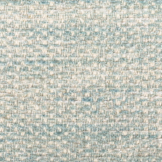 Designer Duck Egg Blue Linen Blend Curtain Blind Fabric Thick Etsy