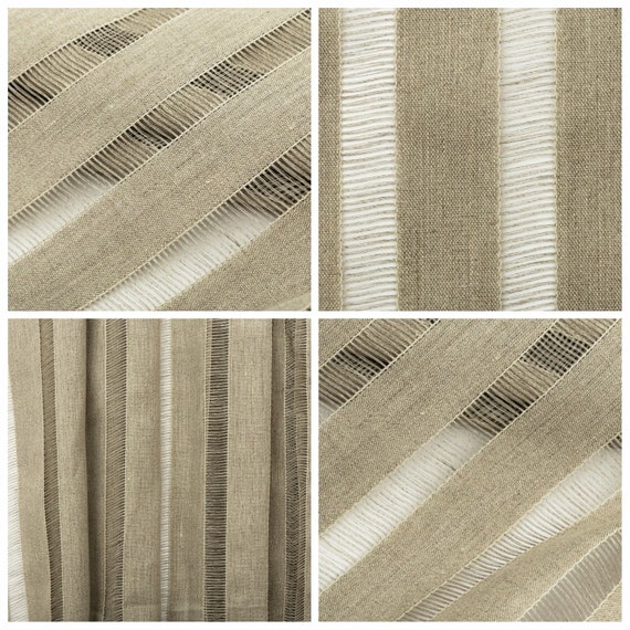 Designer Linen Curtain Fabric 300 Cm Wide Soft Material Roman Etsy