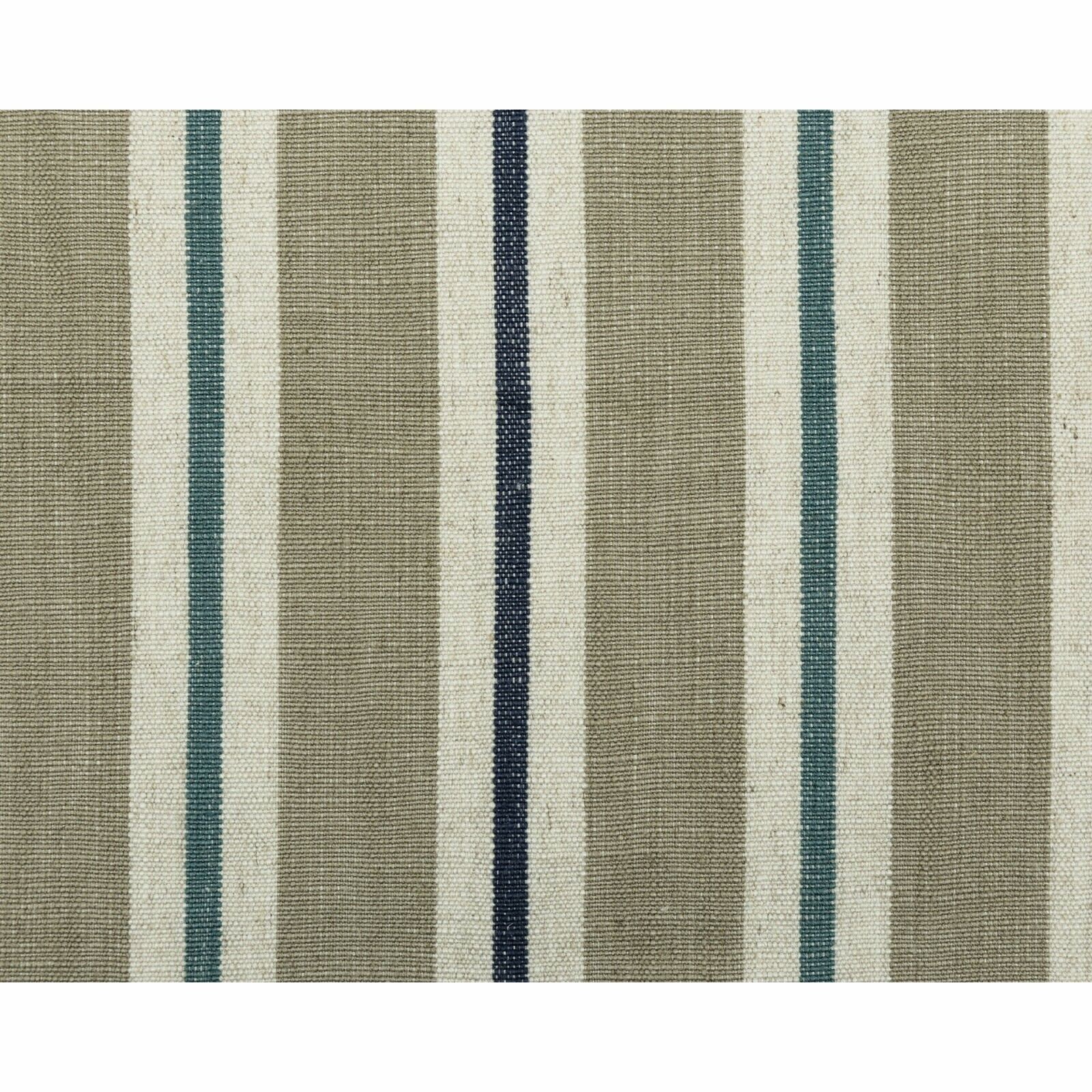 Designer Linen Blend Curtain Fabric Heavy Striped Bright Soft Etsy